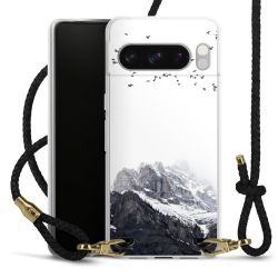 Carry Case Transparent Leather black/gold