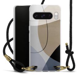 Carry Case Transparent Leather black/gold