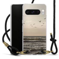 Carry Case Transparent Leather black/gold