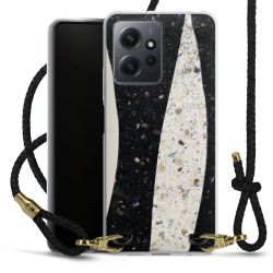 Carry Case Transparent Leather black/gold