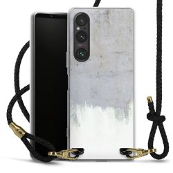 Carry Case Transparent Leather black/gold