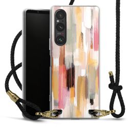 Carry Case Transparent Leather black/gold