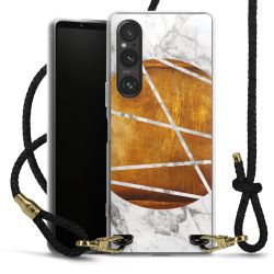 Carry Case Transparent Leather black/gold