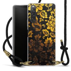 Carry Case Transparent Leather black/gold