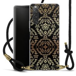 Carry Case Transparent Leather black/gold