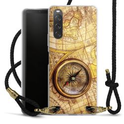 Carry Case Transparent Leather black/gold