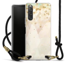 Carry Case Transparent Leather black/gold