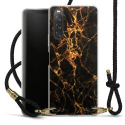 Carry Case Transparent Leather black/gold