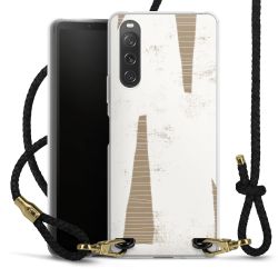 Carry Case Transparent Leather black/gold