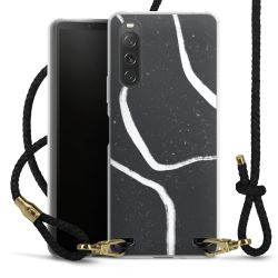 Carry Case Transparent Leather black/gold