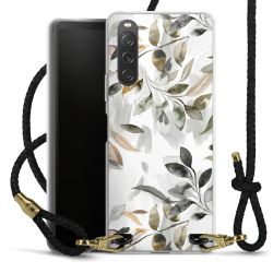 Carry Case Transparent Leather black/gold