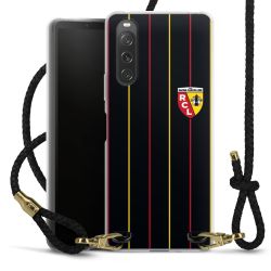 New Carry Case Transparent Leder schwarz/gold