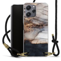 Carry Case Transparent Leather black/gold