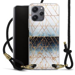 Carry Case Transparent Leather black/gold