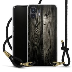 Carry Case Transparent Leather black/gold