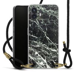 Carry Case Transparent Leather black/gold