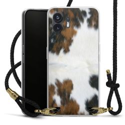 Carry Case Transparent Leather black/gold