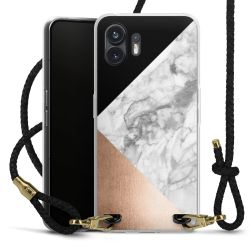 Carry Case Transparent Leather black/gold