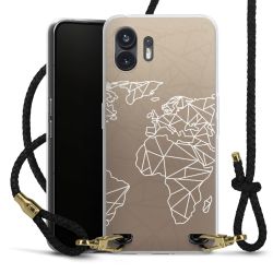 Carry Case Transparent Leather black/gold