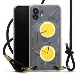 Carry Case Transparent Leather black/gold