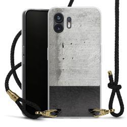 Carry Case Transparent Leather black/gold