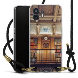 Carry Case Transparent Leather black/gold