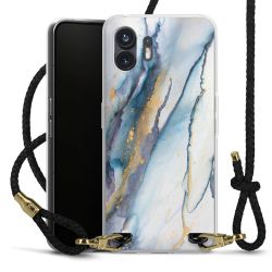 Carry Case Transparent Leather black/gold