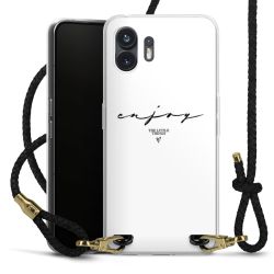 Carry Case Transparent Leather black/gold