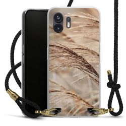 Carry Case Transparent Leather black/gold