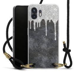 Carry Case Transparent Leather black/gold