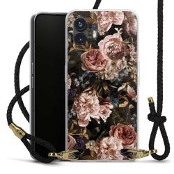 Carry Case Transparent Leather black/gold