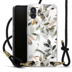 Carry Case Transparent Leather black/gold