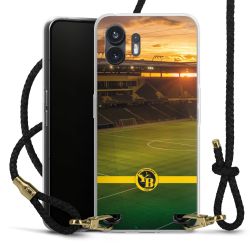 Carry Case Transparent Leather black/gold