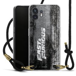 Carry Case Transparent Leather black/gold