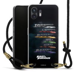 Carry Case Transparent Leather black/gold