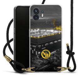 Carry Case Transparent Leather black/gold