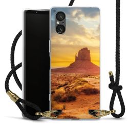 Carry Case Transparent Leather black/gold