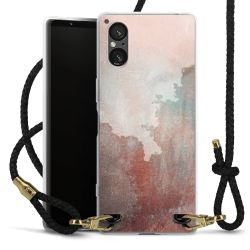 Carry Case Transparent Leather black/gold