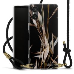 Carry Case Transparent Leather black/gold