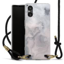 Carry Case Transparent Leather black/gold