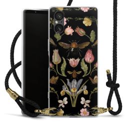 Carry Case Transparent Leather black/gold