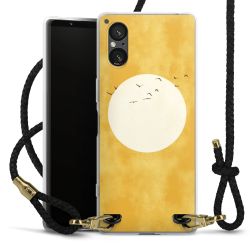 Carry Case Transparent Leather black/gold