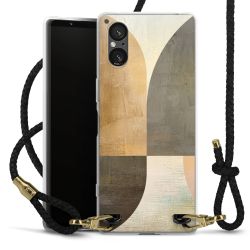 Carry Case Transparent Leather black/gold