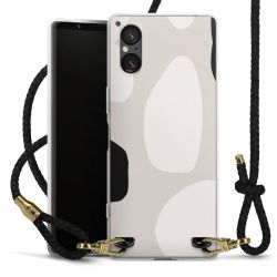 Carry Case Transparent Leather black/gold