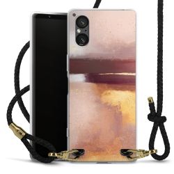 Carry Case Transparent Leather black/gold