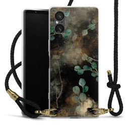 Carry Case Transparent Leather black/gold