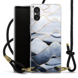 Carry Case Transparent Leather black/gold