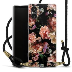 Carry Case Transparent Leather black/gold