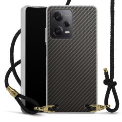 Carry Case Transparent Leather black/gold