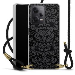 Carry Case Transparent Leather black/gold